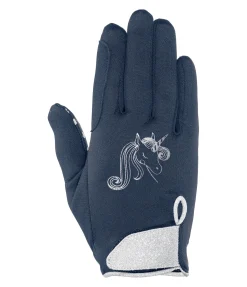 STEEDS Gants d'équitation d'hiver enfant Diamant navy New