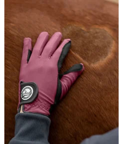 STEEDS Gants d'équitation d'hiver enfant Balu II mauve Hot
