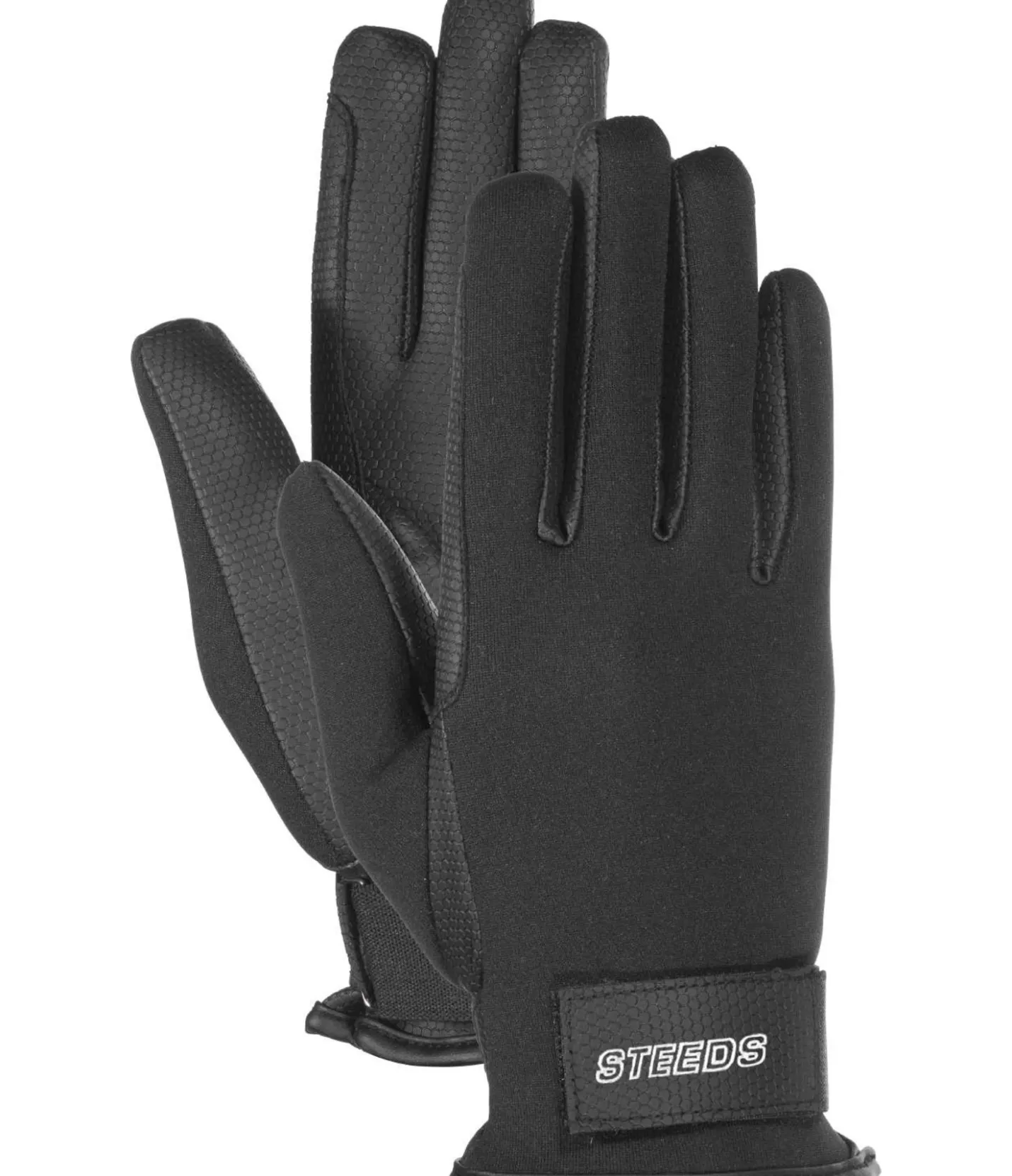 STEEDS Gants d'équitation d'hiver softshell Fiss noir Outlet