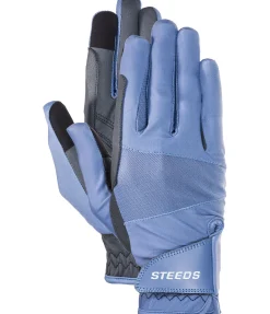 STEEDS Gants d'équitation d'été Mesh bleu dauphin Clearance