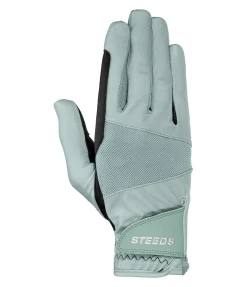 STEEDS Gants d'équitation d'été Mesh menthe poivrée