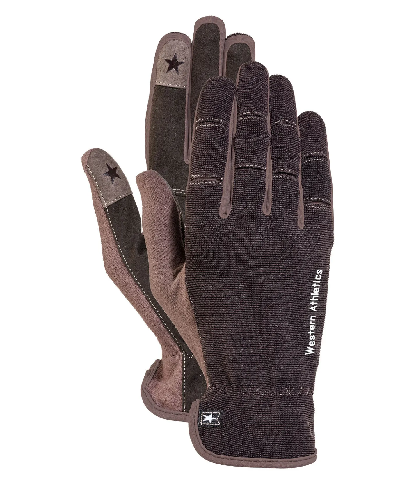 STONEDEEK Gants d'équitation d'été Omeo chocolat noir New