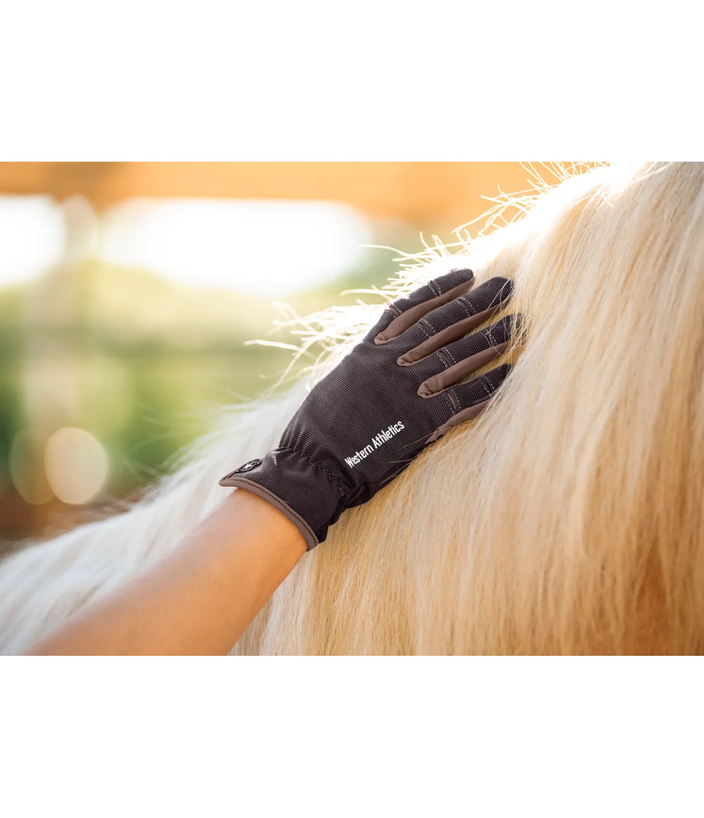 STONEDEEK Gants d'équitation d'été Omeo chocolat noir New