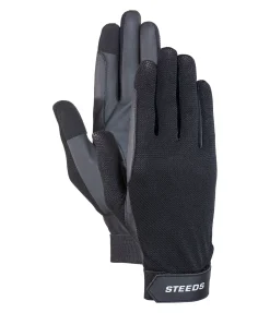 STEEDS Gants d'équitation d'été Dalia noir