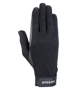 STEEDS Gants d'équitation d'été Dalia noir