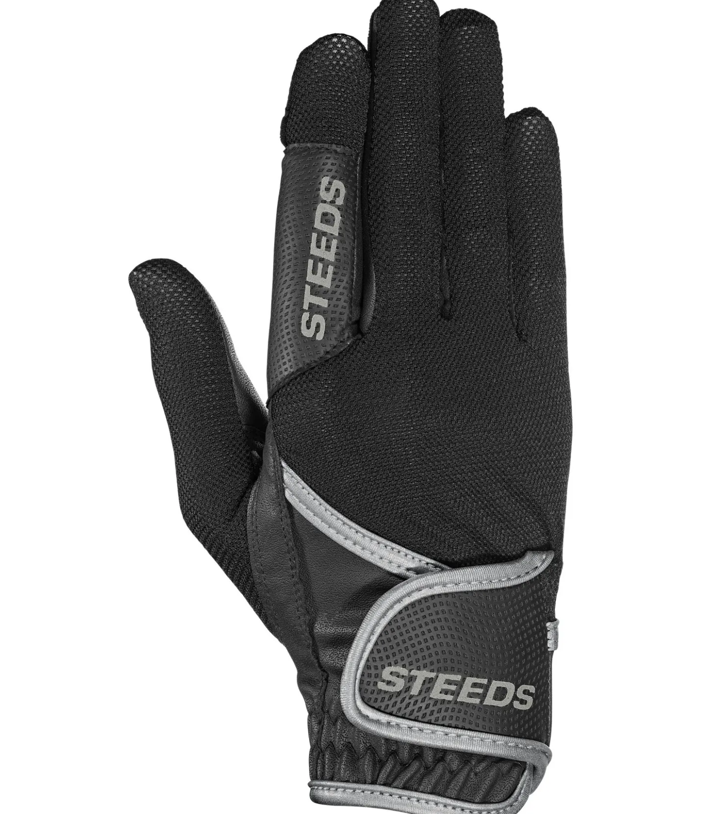STEEDS Gants d'équitation d'été Hallein noir Clearance
