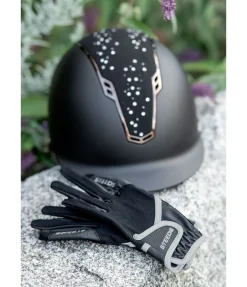 STEEDS Gants d'équitation d'été Hallein noir Clearance