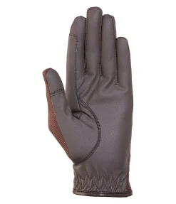 Felix Bühler Gants d'équitation d'été Light Mesh marron foncé New