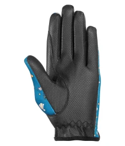 STEEDS Gants d'équitation d'été enfant Unicorn turquoise foncé Hot