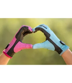STEEDS Gants d'équitation enfant Horsy aqua