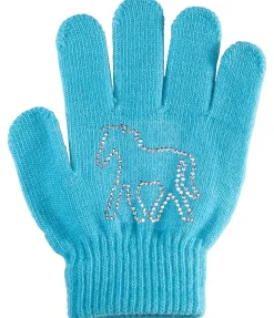 STEEDS Gants d'équitation enfant Magic Crystals turquoise Best