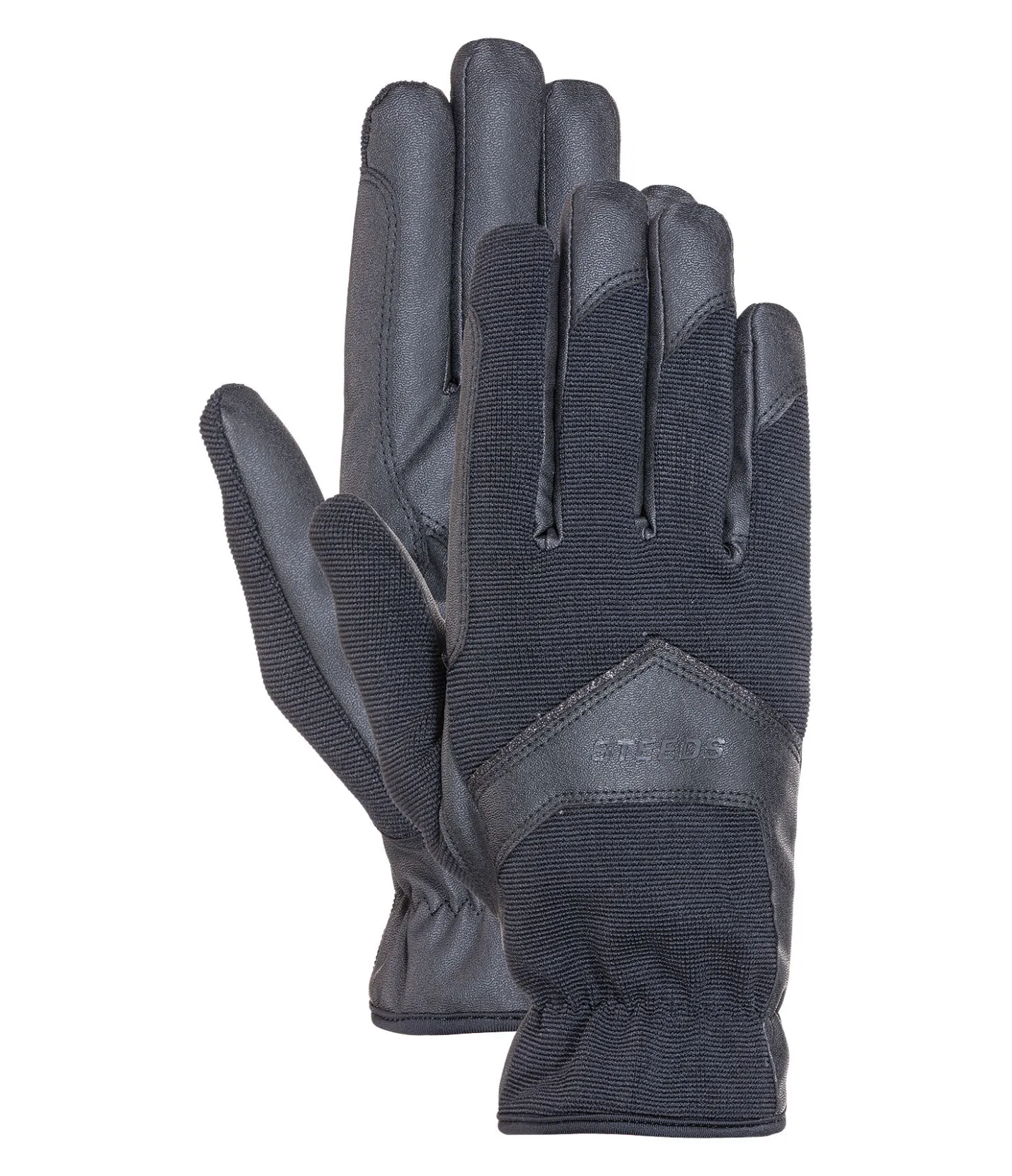 STEEDS Gants d'équitation hiver Glitterstripe noir Best