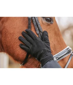 STEEDS Gants hiver en polaire Warmy noir Sale