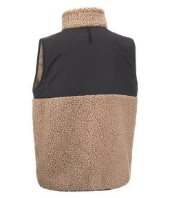 Felix Bühler Gilet bi-matière avec polaire Teddy homme Minnesota caramel Clearance