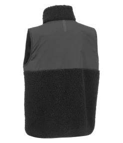 Felix Bühler Gilet bi-matière avec polaire Teddy homme Minnesota noir Clearance
