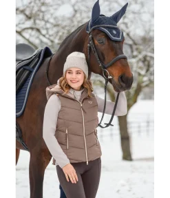 Felix Bühler Gilet d'équitation à capuche Lena cannelle Best