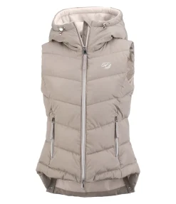 Felix Bühler Gilet d'équitation à capuche Lena taupe Hot