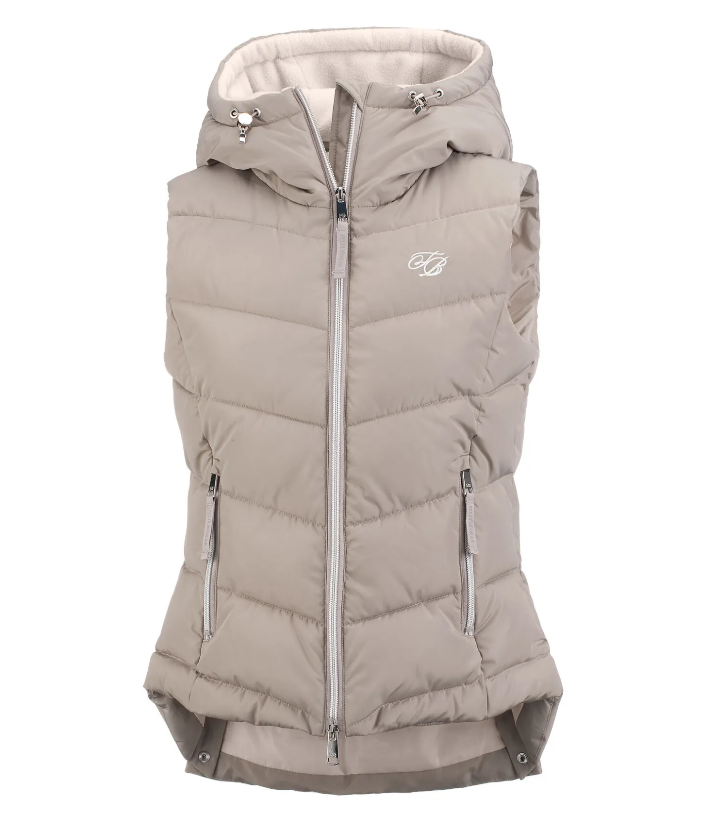 Felix Bühler Gilet d'équitation à capuche Lena taupe Hot
