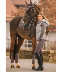 Felix Bühler Gilet d'équitation à capuche Lena taupe Hot