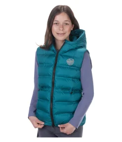 STEEDS Gilet d'équitation à capuche enfant Calla turquoise foncé Outlet