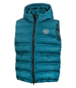 STEEDS Gilet d'équitation à capuche enfant Calla turquoise foncé Outlet
