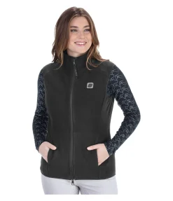 STEEDS Gilet d'équitation basique en polaire Rhea noir