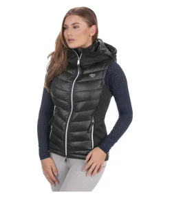 Felix Bühler Gilet d'équitation bi-matière à capuche Zoey noir Online