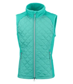 STEEDS Gilet d'équitation bi-matière enfant Mika II vert aqua Discount