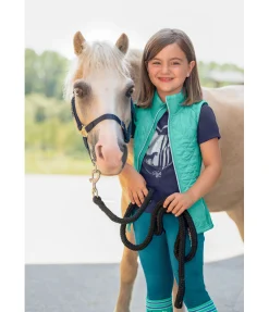 STEEDS Gilet d'équitation bi-matière enfant Mika II vert aqua Discount