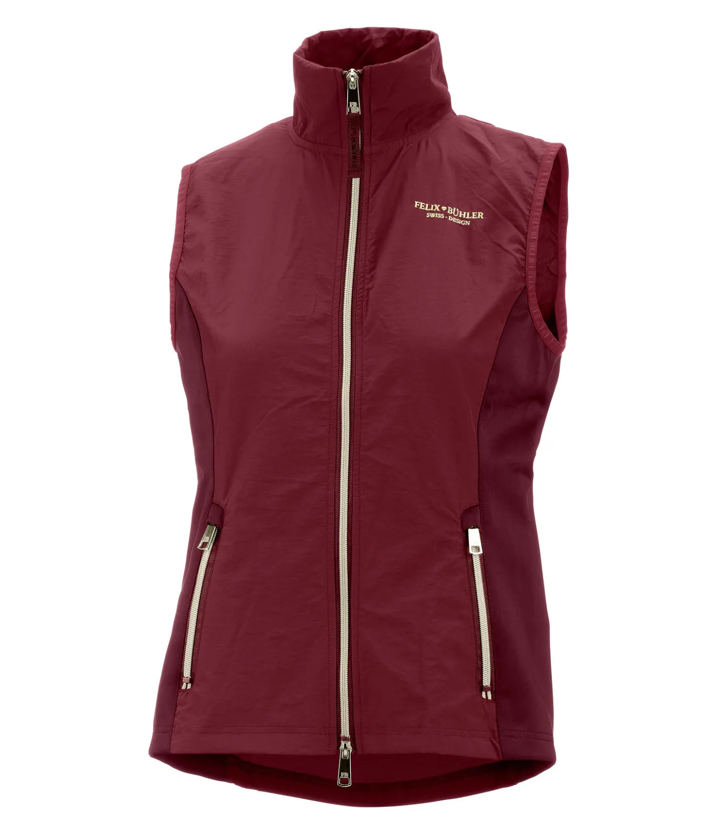 Felix Bühler Gilet d'équitation bi-matière Jeanne bordeaux Sale