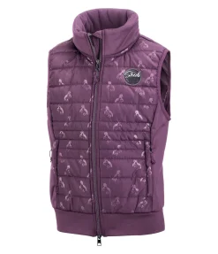 STEEDS Gilet d'équitation bi-matière Enfant Sarah II violet guimauve Best