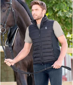 Felix Bühler Gilet d'équitation bi-matière homme Dexter navy Hot