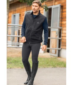 Felix Bühler Gilet d'équitation bi-matière pour homme Chicago noir Best
