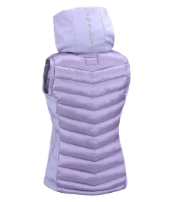 Felix Bühler Gilet d'équitation bi-matière à capuche Zoey lavande