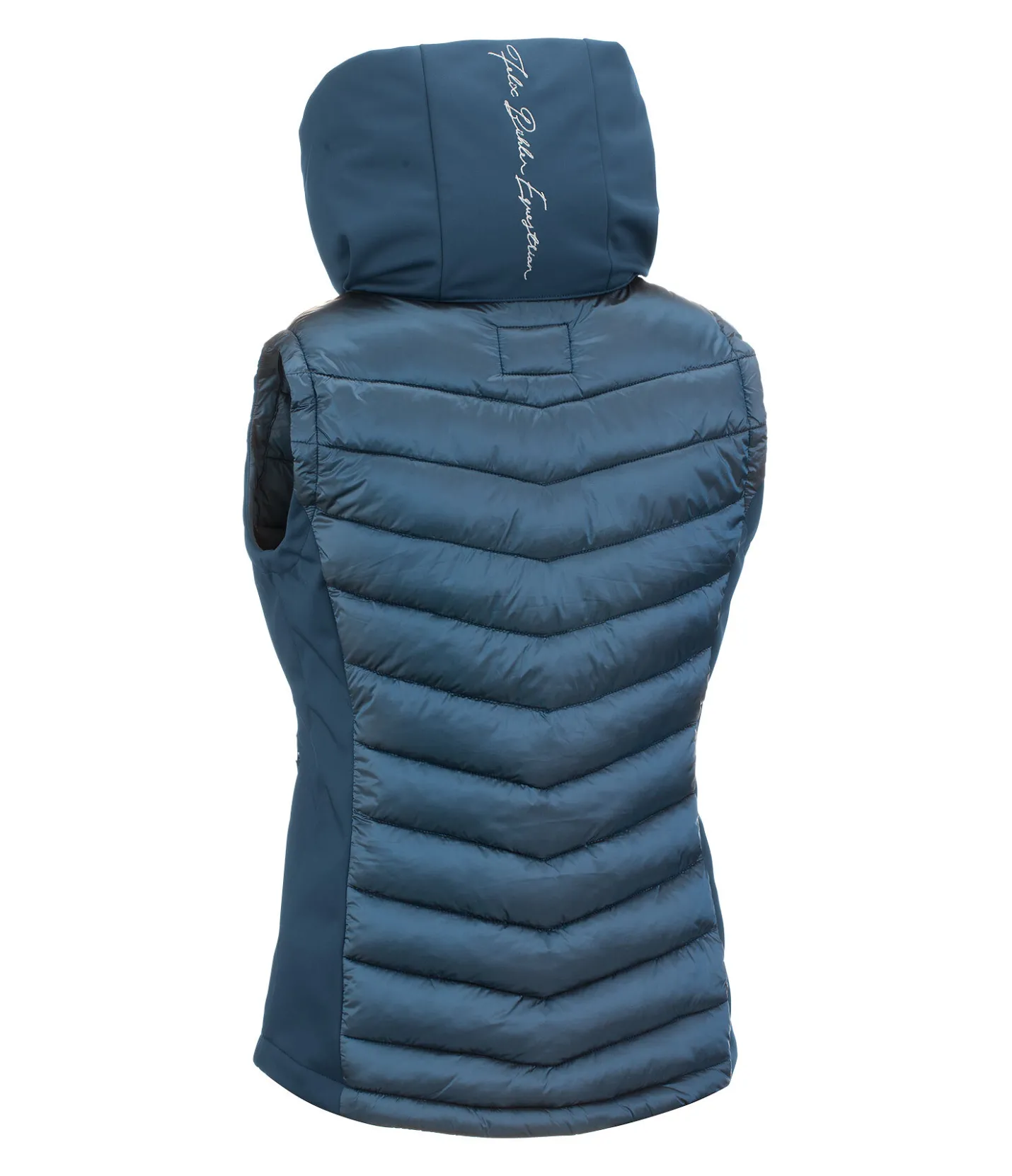 Felix Bühler Gilet d'équitation bi-matière à capuche Zoey pétrole Discount
