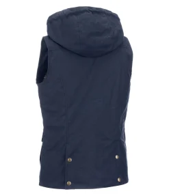 TWIN OAKS Gilet d'équitation en coton huilé Granada navy Online