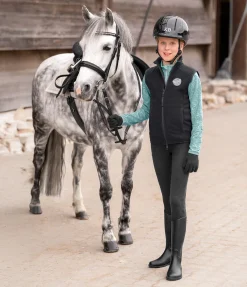 STEEDS Gilet d'équitation en polaire enfant Magali noir Discount
