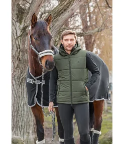 Felix Bühler Gilet d'équitation matelassé homme Omaha forêt