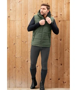 Felix Bühler Gilet d'équitation matelassé homme Omaha forêt