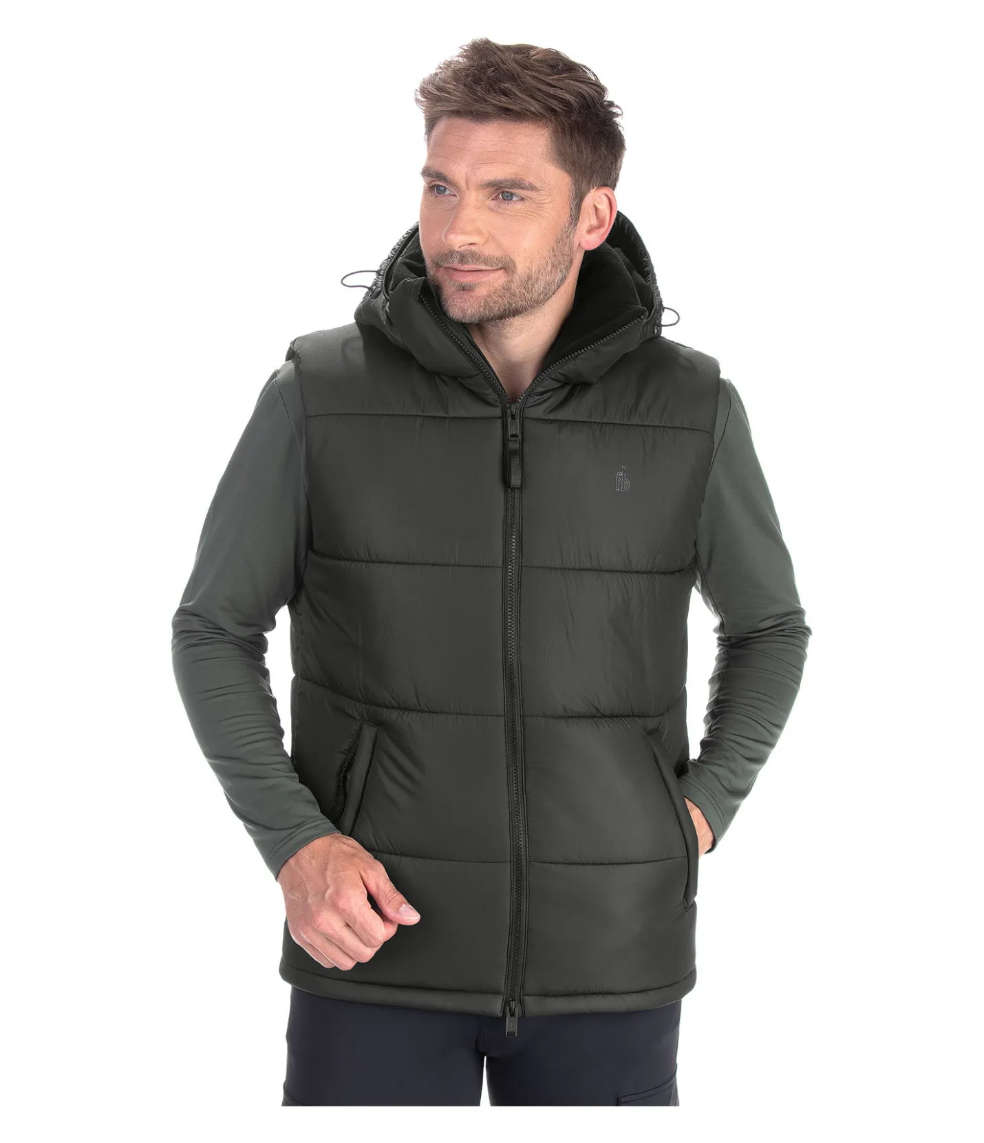 Felix Bühler Gilet d'équitation matelassé homme Omaha noir Discount