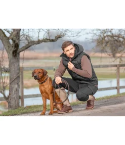 Felix Bühler Gilet d'équitation matelassé homme Omaha noir Discount