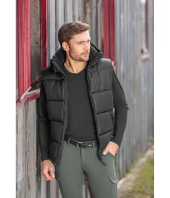 Felix Bühler Gilet d'équitation matelassé homme Omaha noir Discount