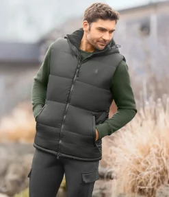 Felix Bühler Gilet d'équitation matelassé homme Omaha noir Discount
