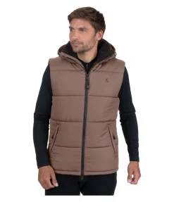 Felix Bühler Gilet d'équitation matelassé homme Omaha cannelle Sale