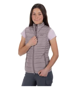 STEEDS Gilet d'équitation matelassé enfant Jane chocolat latté