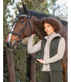 Felix Bühler Gilet d'équitation softshell Leia vert sapin Clearance