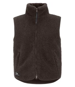 STEEDS Gilet en polaire Teddy Nelly chocolat noir Clearance