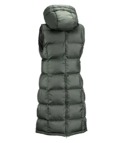 Felix Bühler Gilet long à capuche Clara forêt Best