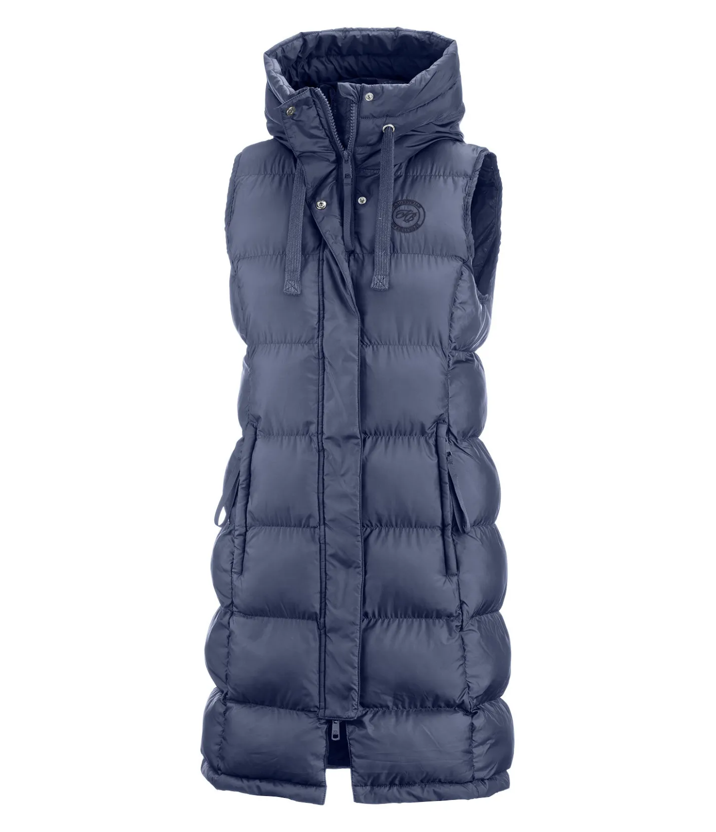 Felix Bühler Gilet long à capuche Clara ciel nuageux Outlet