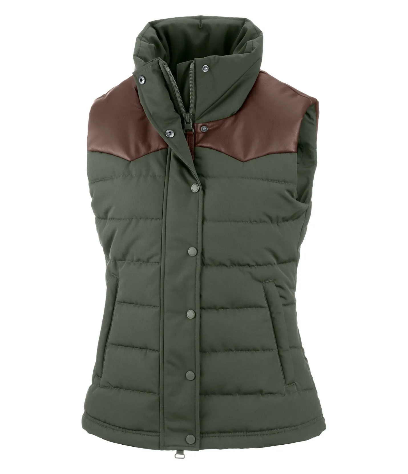 STONEDEEK Gilet matelassé Hazel vert mousse Sale